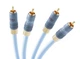 Міжблоковий кабель Supra EFF-IX Audio Pair 0,75 м Ice Blue - зображення 1