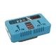 Акумуляторний інвертор з ліхтариком і USB-портами для акумулятора Makita перетворювач напруги з 18-21 на 220 вольтів 150 вт - зображення 1