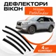 Дефлекторы боковых окон Nissan Pathfinder V (R53) Ниссан Патфайндер 5 2022- ветровики - изображение 1