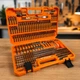 Професійний набір біт та насадок Amartisan 258 предметів із тріскачкою та подовжувачами Cr-V у кейсі - зображення 7