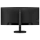Монітор 34" Philips 34B2U5600C, WQHD, VA, 120Гц, вигн., 2xHDMI, DP, USB-C, RJ-45, USB-hub, HAS, сіро-ср. - зображення 4