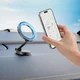 Автотримач XO C158 magsafe Magnetic 360° Rotating Magnetic Cell Phone Holder чорний - зображення 5