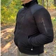 Мужская флисовая кофта Han-Wild Grid Fleece из вафельного флиса/соты с защитными нейлоновыми накладками, размер 3XL, Черный - изображение 4