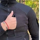 Кофта флісова чолвіча Han-Wild Grid Fleece вафельний фліс/соти з захисними нейлоновими накладками 2XL, Чорний - зображення 7