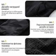 Кофта флісова чолвіча Han-Wild Grid Fleece вафельний фліс/соти з захисними нейлоновими накладками XL, Чорний - зображення 11