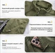 Кофта флісова чолвіча Han-Wild Grid Fleece вафельний фліс/соти з захисними нейлоновими накладками 2XL, Олива - зображення 14