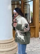 Флісова Жіноча кофта оверсайз утеплена, 1093уу one size - зображення 4