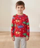Дитяча новорічна піжамна кофта з принтом динозаврів (primark), 4-5 років, 110 см - изображение 2