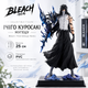 Фигурка Ичиго Куросаки Bleach Мугецу 25 см — коллекционная PVC статуэтка аниме-воина с эффектом синего пламени и подставкой - изображение 1