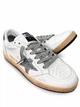 Женские кеды Golden Goose белые с перфорацией, серебристой блестящей звездой и серыми шнурками размер 40 - изображение 4