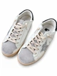 Женские кеды Golden Goose GGDB бело-серебристые из натуральной кожи с блестящей звездой в полной упаковке размер 37 - изображение 3