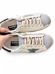 Женские кеды Golden Goose GGDB бело-серебристые из натуральной кожи с блестящей звездой в полной упаковке размер 37 - изображение 8