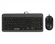 Комплект KMS-CM-05-UA, Black/Grey, USB, клавиатура (мембранная) Maxxter (teh0034562) - изображение 1
