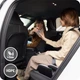 Автокрісло бустер MoMi Liko Black grey на ріст 125–150 см дитяче сидіння в авто автомобільне крісло група 3 відповідає стандарту ECE R129 - зображення 2