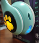 Бездротові навушники з вушками та RGB підсвічуванням Cat VZV-23M Бірюзові (II) 21779 - зображення 4
