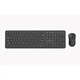 Комплект клавіатура + миша Gembird KBS-WPS-01 Slim Pro Business бездротовий US розкладка Black (8716309136808) - зображення 1