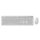 Комплект клавіатура + миша Gembird KBS-WPS-01 Slim Pro Business бездротовий US розкладка White (8716309137027) - зображення 1