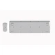 Комплект клавіатура + миша Gembird KBS-WPS-01 Slim Pro Business бездротовий US розкладка White (8716309137027) - зображення 5