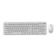 Комплект клавіатура + миша Gembird KBS-WPS-01-W-CYRL Slim Pro Business бездротовий RU розкладка White (8716309137034) - зображення 1