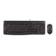 Комплект клавіатура + миша Logitech Desktop MK120 1000 DPI US розкладка Black (5099206020665) - зображення 1