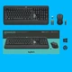 Комплект клавіатура + миша Logitech MK540 Advanced бездротовий 1000 DPI US розкладка Black (5099206077461) - зображення 7
