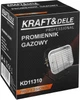 Газовый инфракрасный обогреватель 4,5 кВт 37 мбар Kraft&Dele KD11310 для гаража, мастерской и строительства - изображение 10