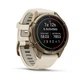 Смарт-годинник GARMIN Fenix 9 Pro inReach 43mm Autumn Gold Titanium with Cream/French Gray Silicone Band (010-04335-20/21) - зображення 3