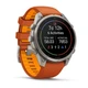 Смарт-часы GARMIN Fenix 9 Pro inReach 47mm Titanium Case with Autumn Orange/Spark Orange Silicone Band (010-04336-00/01) - изображение 3