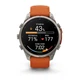 Смарт-часы GARMIN Fenix 9 Pro inReach 47mm Titanium Case with Autumn Orange/Spark Orange Silicone Band (010-04336-00/01) - изображение 4