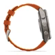 Смарт-часы GARMIN Fenix 9 Pro inReach 47mm Titanium Case with Autumn Orange/Spark Orange Silicone Band (010-04336-00/01) - изображение 5