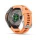 Смарт-годинник GARMIN Fenix 9 Pro inReach 43mm Titanium Case with Shell Pink/Autumn Orange Silicone Band (010-04335-00/01) - зображення 8