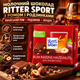 Шоколад молочный Ritter Sport с ямайским ромом изюмом и измельченным фундуком 100 г - изображение 1