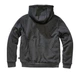 Кофта Brandit Sweatjacket Teddylining XXL black_melange (5038.12245.XXL) - изображение 2
