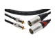 Кабель комутаційний KLOTZ AUDIOLEAD BLACK 0.9M 2 PCS (XLR 3 MALE - RCA, GOLD CONTACTS) (303684) - изображение 3