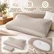 Набор подушка ортопедическая IDEIA ErgoSleep 61х34х12 см с эффектом памяти + 2 трикотажные наволочки (4823133302447) - изображение 6