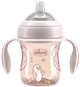 Kubek niekapek Chicco Transition Cup z miękkim ustnikiem 200 ml Różowy (8058664180097) - obraz 1