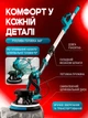 Шліфувальна машина «Жираф» для стін і стель 1600 Вт з телескопічною штангою, LED-підсвіткою, регулюванням обертів і системою видалення пилу - зображення 5