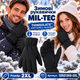 Перчатки зимние унисекс Mil-Tec Thinsulate Softshell 12521302 утепленные 40 г/м² с сенсорными пальцами размер 2XL черные Black - изображение 4