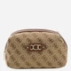 Косметичка жіноча Guess PW7586P6490-LGW Коричнева (800070360496) - зображення 1