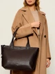 Сумка шопер жіноча з натуральної шкіри Gianni Chiarini BS-12356/COMM-GRN-2107 Коричнева (800070361175) - зображення 2