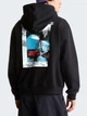 Bluza męska z kapturem z nadrukiem The North Face NF0A8H54JK31 M Czarna (800070362808) - obraz 2