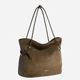 Torebka shopper damska zamszowa Coccinelle E1VEQ110101-W25 Brązowa (800070363523) - obraz 2