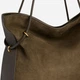 Torebka shopper damska zamszowa Coccinelle E1VEQ110101-W25 Brązowa (800070363523) - obraz 3