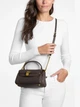 Сумка крос-боді через плече жіноча з натуральної шкіри маленька Michael Kors 32F6ANXC0E-251 Коричнева (800070364516) - зображення 2