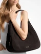 Сумка хобо женская из натуральной замши большая Michael Kors 30F6GEJE7S-251 Коричневая (800070364538) - изображение 2
