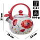 Czajnik emaliowany Kadax Cusset Maki 2.2 l (5906638301463) - obraz 9