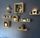 Модульні полички 9 шт з натурального дерева (сосна) ForestLine Shelving ,покриті масло-воском ПНДД 051 - зображення 2