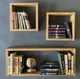 Модульні полички 3 шт з натурального дерева (сосна) LivingWood Shelves покриті масло-воском ПНДД 055 - зображення 2