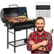Grill węglowy Springos BQ0031, kolor czarny (5908455311267) - obraz 1