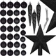 Набір ялинкових прикрас Springos CA1142 Чорний 33 шт. (5907719461106) - зображення 2